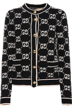 Gucci Gg Wool Bouclé Jacquard Cardigan