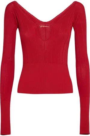 Jacquemus Le Haut Pralu Knit Logo Chain Top