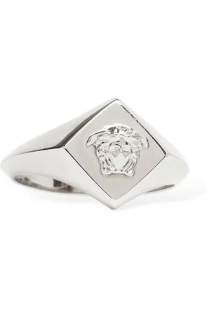 VERSACE Metal Logo Ring