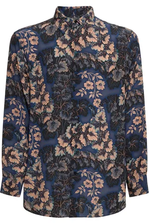 Etro Floral Silk Long Sleeve Shirt