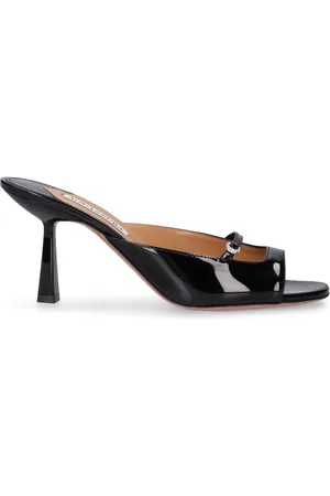 Aquazzura 75mm Soul Sister Patent Leather Mules