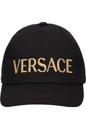 VERSACE Embroidered Cotton Drill Baseball Hat