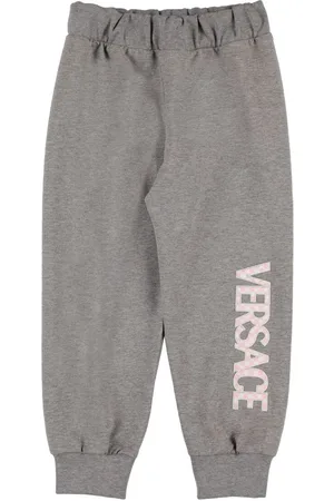 VERSACE Embroidered Logo Sweatpants