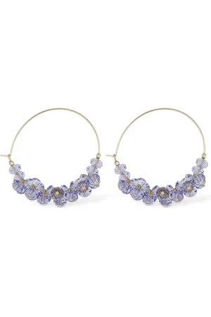 Isabel Marant Polly Glass Hoop Earrings