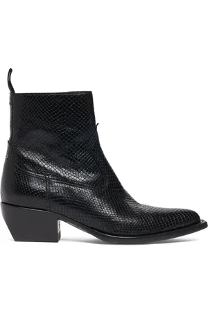 Golden Goose 45mm Debbie Printed Leather Ankle Boots