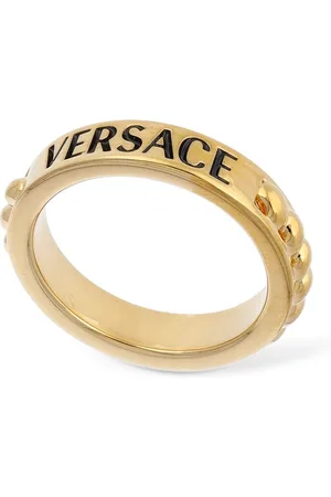 VERSACE Metal Logo Ring