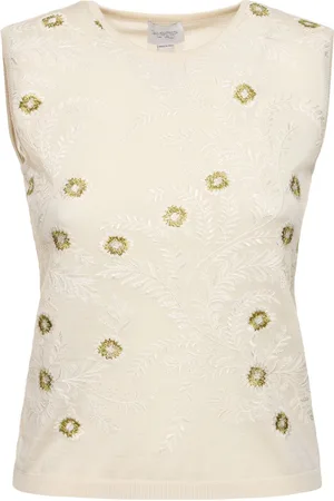 Giambattista Valli Cashmere & Silk Knit Top