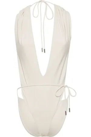 Saint Laurent Nylon Blend One Piece Swimsuit