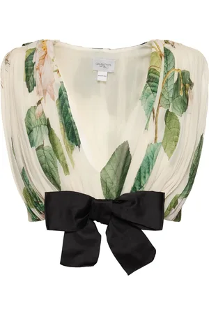 Giambattista Valli Georgette Bow Top