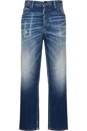 Dsquared2 Boston Denim High Rise Crop Jeans