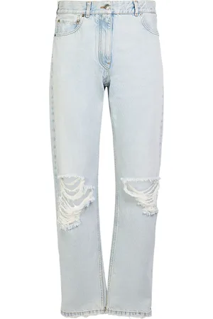 The Row Burted Jean Distressed Jeans