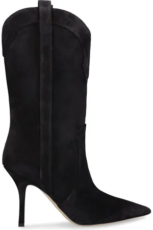 PARIS TEXAS 95mm Paloma Suede Ankle Boots