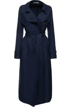 TAGLIATORE Carola Linen Trench Coat