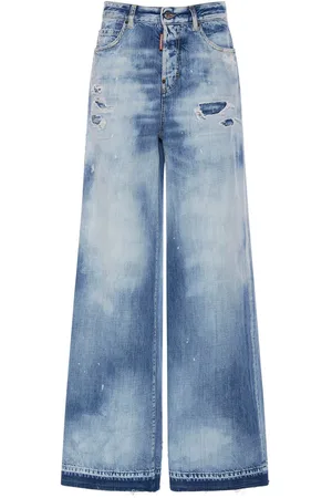 Dsquared2 Traveller Washed Wide Jeans