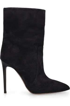 PARIS TEXAS 105mm Stiletto Suede Ankle Boots