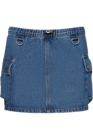 COPERNI Cotton Denim Cargo Skirt
