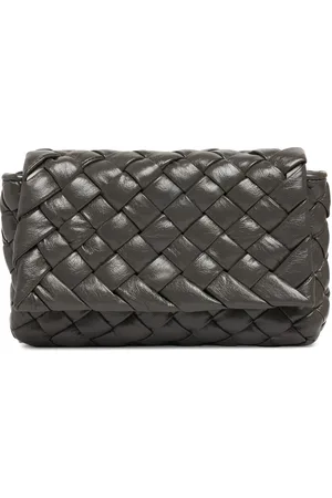 Bottega Veneta Small Rumple Leather Messenger Bag