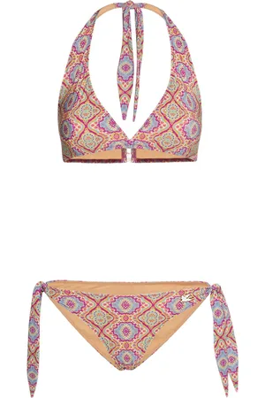 Etro Printed Lycra Triangle Bikini Set