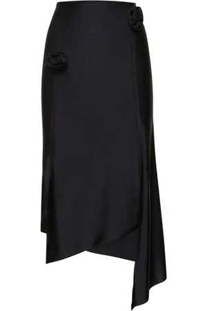 COPERNI Flower Stretch Jersey Midi Skirt