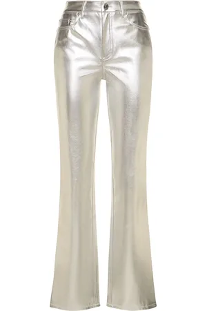 Staud Chisel Metallic Straight Pants