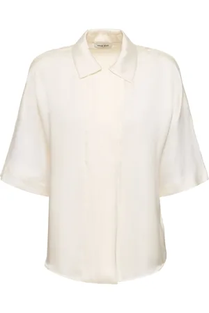 ANINE BING Julia Silk Blend Shirt