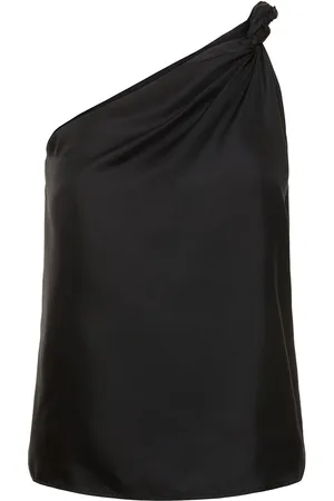 Loulou Studio Adiran Asymmetric Silk Top