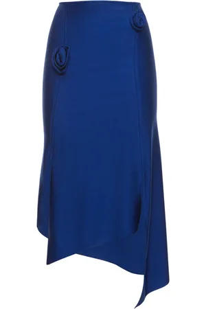 COPERNI Flower Stretch Jersey Midi Skirt