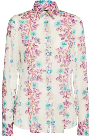 Etro Floral Printed Cotton Long Sleeve Shirt