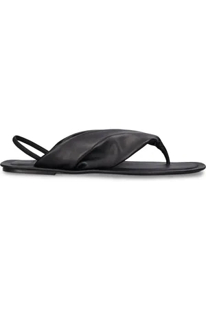 Loulou Studio Sahado Leather Slingback Flat Sandals