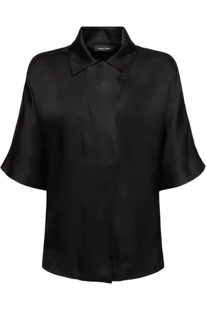 ANINE BING Julia Silk Blend Shirt