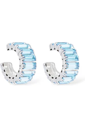 MAGDA BUTRYM Set Of 2 Crystal Baguette Ear Cuffs