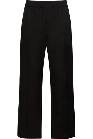 VALENTINO V Stretch Cotton Blend Drawstring Pants
