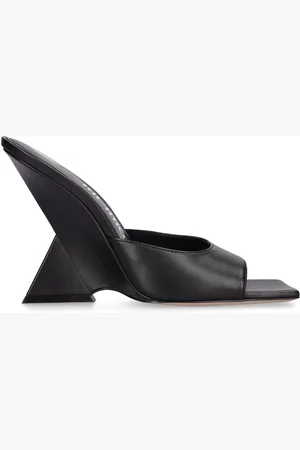 The Attico 105mm Cheope Leather Mules