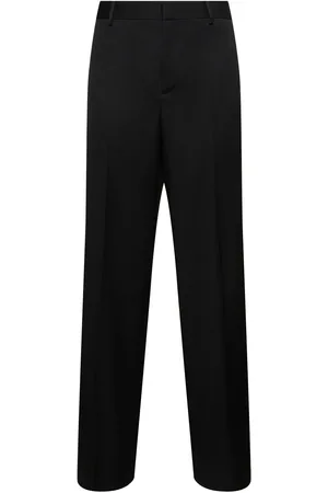 VERSACE Tailored Wool Twill Formal Pants