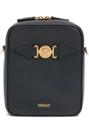 VERSACE Medusa Leather Crossbody Bag