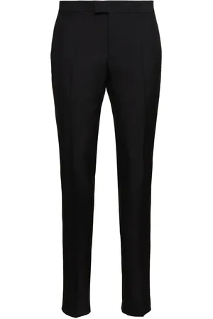 VERSACE Wool & Mohair Evening Pants