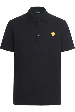 VERSACE Medusa Cotton Piqué Polo