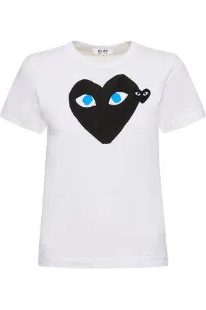Comme des Garçons Printed Heart Cotton T-shirt