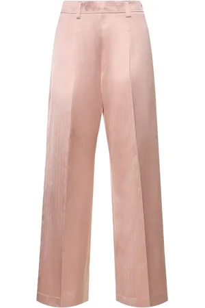 FORTE FORTE Chic Herringbone High Waist Pants