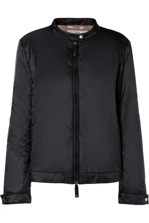 Max Mara Greenba Tech Bomber Jacket W/ Zip