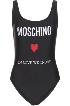 Moschino Logo Lycra One Piece Swimsuit