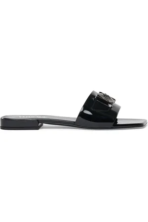 VERSACE 10mm Patent Leather Mules
