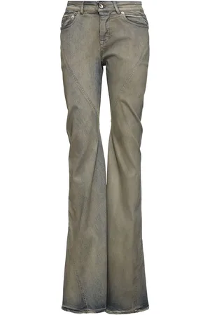 Rick Owens Bias Bootcut Flared Denim Jeans