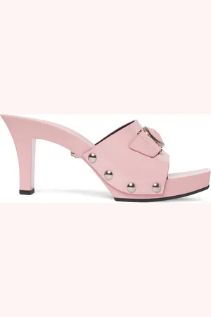 VERSACE 60mm Patent Leather Clogs