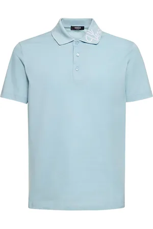 VERSACE Cotton Piqué Polo
