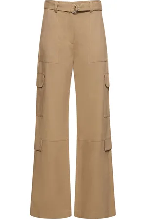 Msgm Viscose Blend Cargo Pants