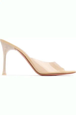 Amina Muaddi 95mm Alexa Pvc Mules