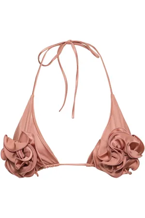 MAGDA BUTRYM Lycra 3d Flower Bikini Top