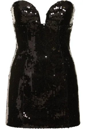 Monot Sequined Sweetheart Mini Dress