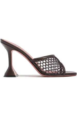 Amina Muaddi 95mm Lupita Mesh Mules